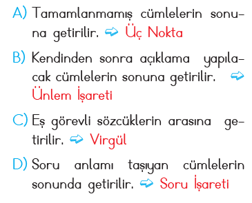 4 Sinif Turkce Noktalama Isaretleri Online Test 22 Elit Ogretmen